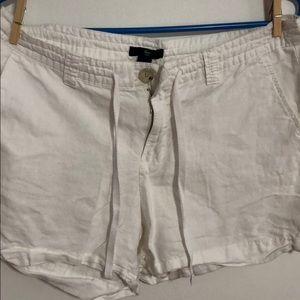 Gap size 10 white linen  shorts